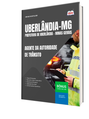 Apostila Prefeitura de Uberlândia - MG 2025 - Agente da Autoridade de Trânsito