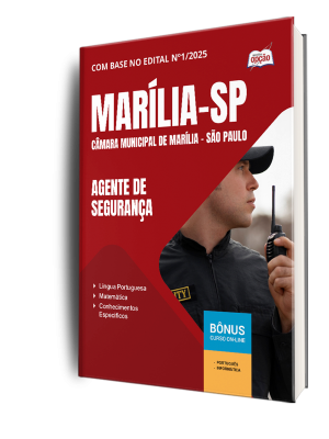 Apostila Câmara de Marília - SP 2025 - Agente de Segurança