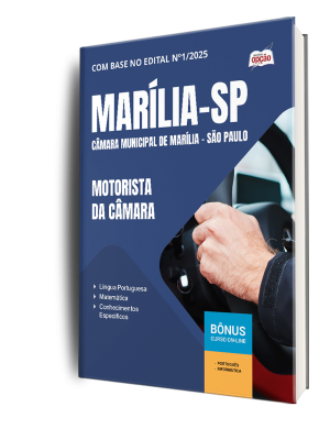 Apostila Câmara de Marília - SP 2025 - Motorista da Câmara