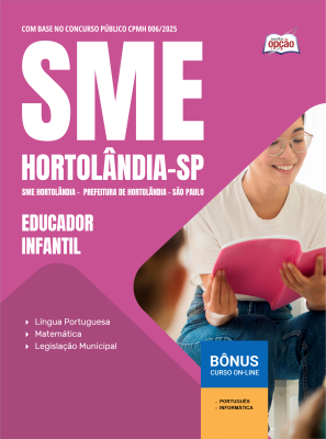 Apostila Prefeitura de Hortolândia - SP (SME Hortolândia) em PDF - Educador Infantil