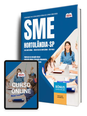 Apostila Prefeitura de Hortolândia - SP (SME Hortolândia) 2025 - Professor de Educação Básica (Educação Infantil, Educação Fundamental e Educação de Jovens e Adultos)