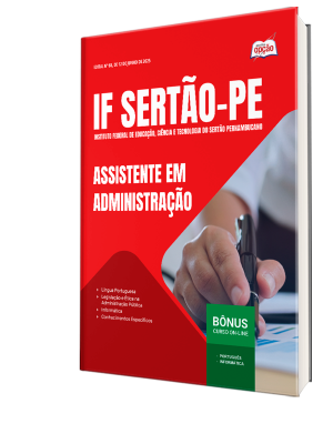 Apostila IF Sertão PE 2025 - Assistente em Administração