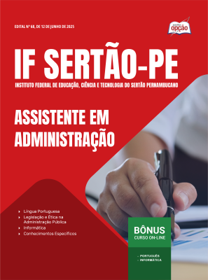 Apostila IF Sertão PE em PDF - Assistente em Administração 2025
