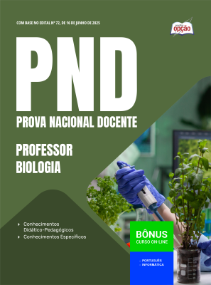 Apostila PND (CNU Professores) em PDF - Professor - Biologia