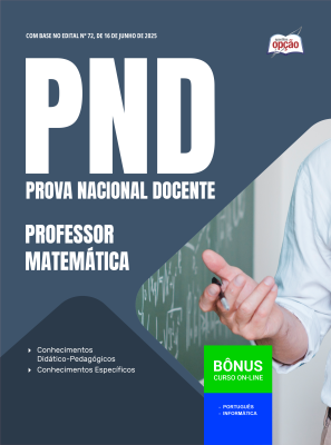 Apostila PND (CNU Professores) em PDF - Professor - Matemática