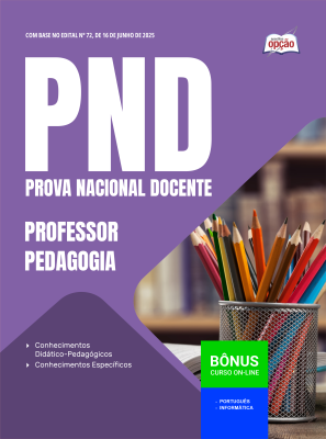 Apostila PND (CNU Professores) 2025 - Professor - Pedagogia