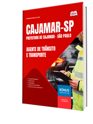 Apostila Prefeitura de Cajamar - SP 2025 - Agente de Trânsito e Transporte