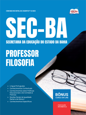 Apostila SEC-BA 2025 - Professor - Filosofia