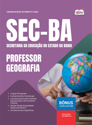 Apostila SEC-BA 2025 - Professor - Geografia