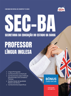Apostila SEC-BA 2025 - Professor - Língua Inglesa