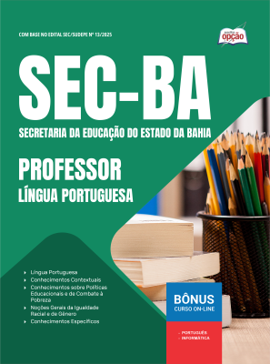 Apostila SEC-BA 2025 - Professor - Língua Portuguesa