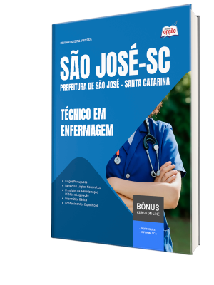 Apostila Prefeitura de São José - SC 2025 - Técnico em Enfermagem