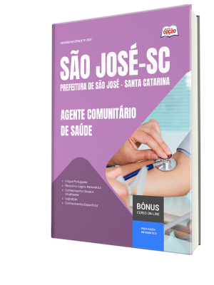 Apostila Prefeitura de São José - SC 2025 - Agente Comunitário de Saúde