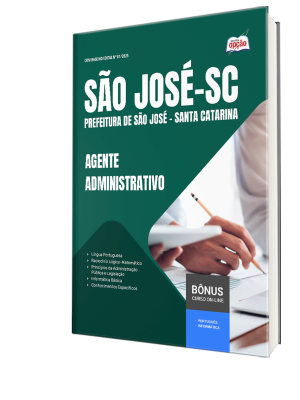 Apostila Prefeitura de São José - SC 2025 - Agente Administrativo