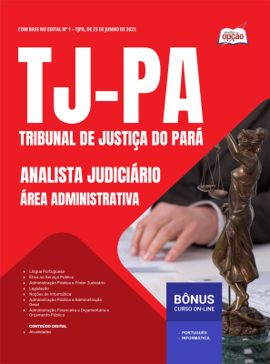 Apostila TJ-PA 2025 - Analista Judiciário - Área Administrativa