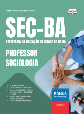 Apostila SEC-BA 2025 - Professor - Sociologia