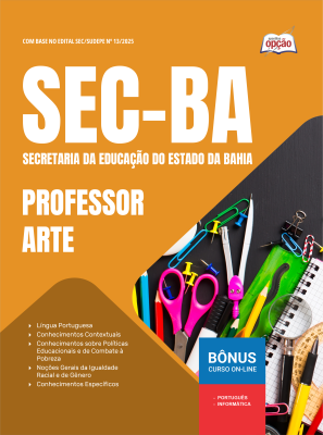 Apostila SEC-BA 2025 - Professor - Arte