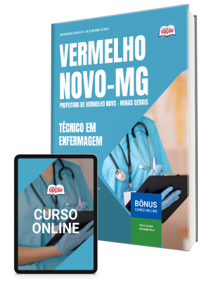 Apostila Prefeitura de Vermelho Novo-MG 2025 - Técnico em Enfermagem