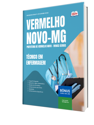 Apostila Prefeitura de Vermelho Novo-MG 2025 - Técnico em Enfermagem