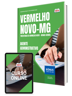 Apostila Prefeitura de Vermelho Novo-MG 2025 - Agente Administrativo