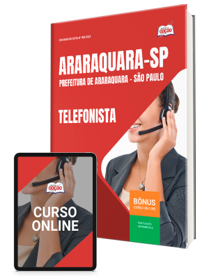Apostila Prefeitura de Araraquara - SP 2025 - Telefonista