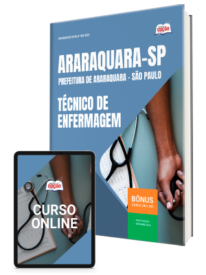 Apostila Prefeitura de Araraquara - SP 2025 - Técnico em Enfermagem