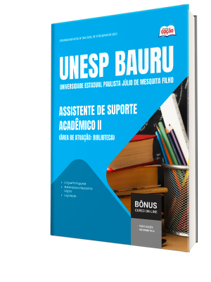 Apostila UNESP 2025 - Assistente de Suporte Acadêmico II (Área de atuação: Biblioteca)
