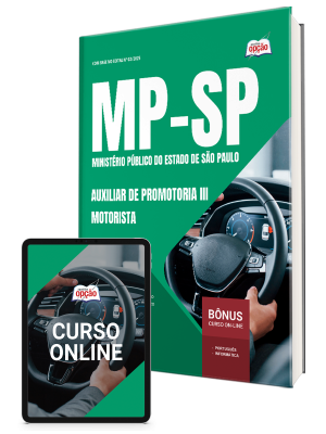 Apostila MP-SP 2025 - Auxiliar de Promotoria III - Motorista