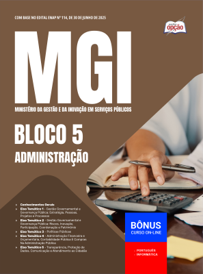 Apostila MGI 2025 - Analista Técnico-Administrativo - CNU - Bloco 5