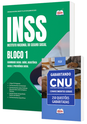Combo INSS - Analista do Seguro Social - CNU - Bloco 1