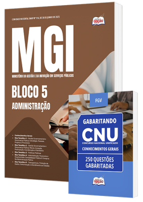 Combo MGI - Analista Técnico-Administrativo - CNU - Bloco 5
