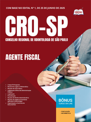 Apostila CRO-SP 2025 - Agente Fiscal