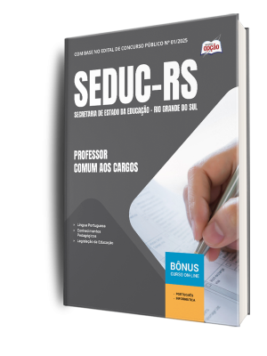 Apostila SEDUC-RS 2025 - Professor - Comum aos Cargos