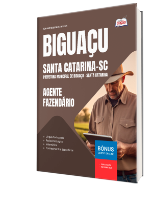 Apostila Prefeitura de Biguaçu - SC 2025 - Agente Fazendário