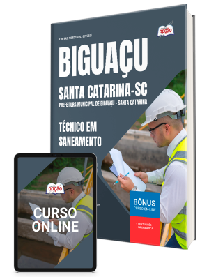 Apostila Prefeitura de Biguaçu - SC 2025 - Técnico em Saneamento