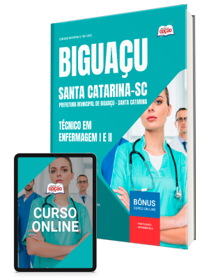 Apostila Prefeitura de Biguaçu - SC 2025 - Técnico em Enfermagem I e II