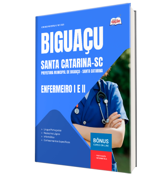 Apostila Prefeitura de Biguaçu - SC 2025 - Enfermeiro I e II