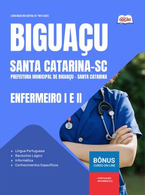 Apostila Prefeitura de Biguaçu - SC 2025 - Enfermeiro I e II