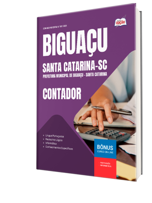 Apostila Prefeitura de Biguaçu - SC 2025 - Contador