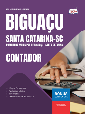 Apostila Prefeitura de Biguaçu - SC em PDF - Contador