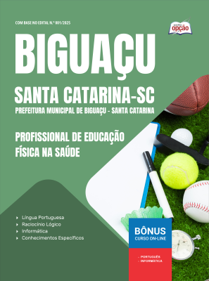 Apostila Prefeitura de Biguaçu - SC 2025 - Profissional de Educação Física na Saúde