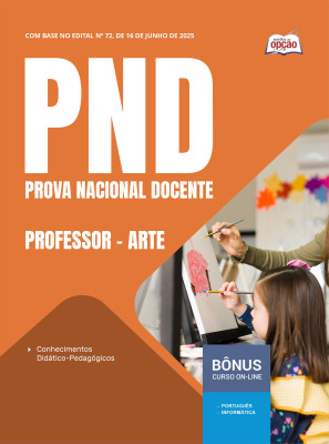 Apostila PND (CNU Professores) em PDF - Professor - Arte 2025