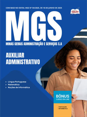 Apostila MGS MG 2025 - Auxiliar Administrativo