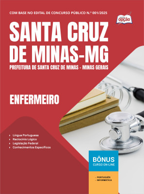 Apostila Prefeitura de Santa Cruz de Minas-MG 2025 - ENFERMEIRO