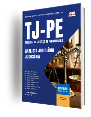 Apostila TJ-PE 2025 - Analista Judiciário - Judiciária