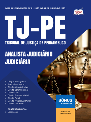 Apostila TJ-PE 2025 - Analista Judiciário - Judiciária