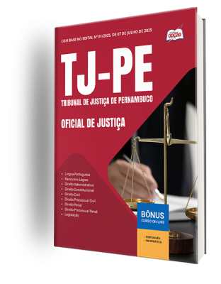 Apostila TJ-PE 2025 - Oficial de Justiça