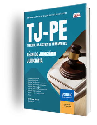 Apostila TJ-PE 2025 - Técnico Judiciário - Judiciária