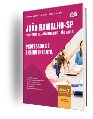 Apostila Prefeitura de João Ramalho-SP 2025 - Professor de Ensino Infantil