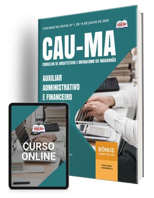 Apostila CAU-MA 2025 - Auxiliar Administrativo e Financeiro